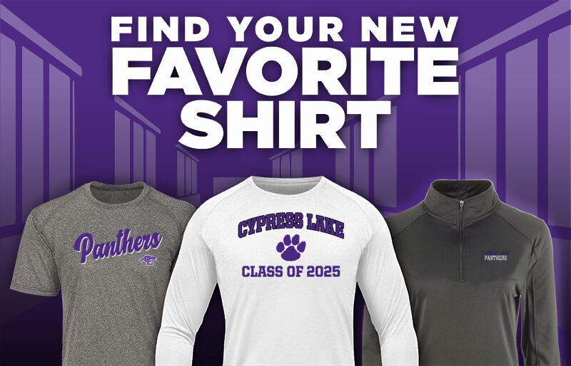 Cypress Lake  Panthers Find Your Favorite Shirt - Dual Banner