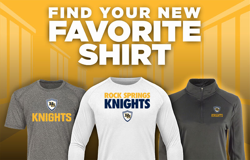 Rock Springs Knights Find Your Favorite Shirt - Dual Banner