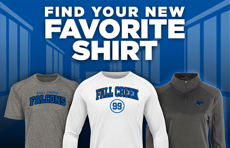 Fall Creek Falcons Find Your Favorite Shirt - Dual Banner