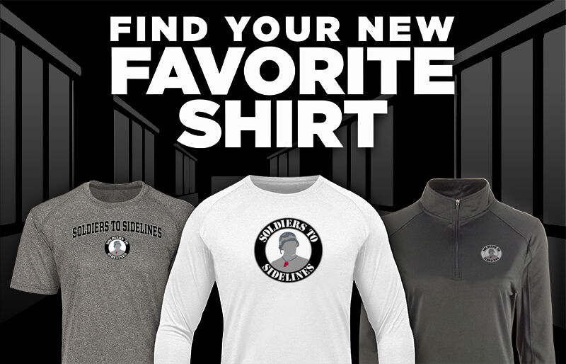 Soldiers to Sidelines Soldiers to Sideline Find Your Favorite Shirt - Dual Banner