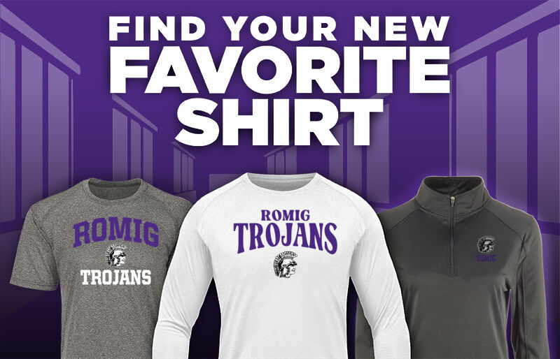 Romig Trojans Find Your Favorite Shirt - Dual Banner