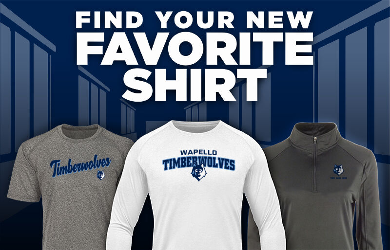 WAPELLO  Timberwolves Find Your Favorite Shirt - Dual Banner