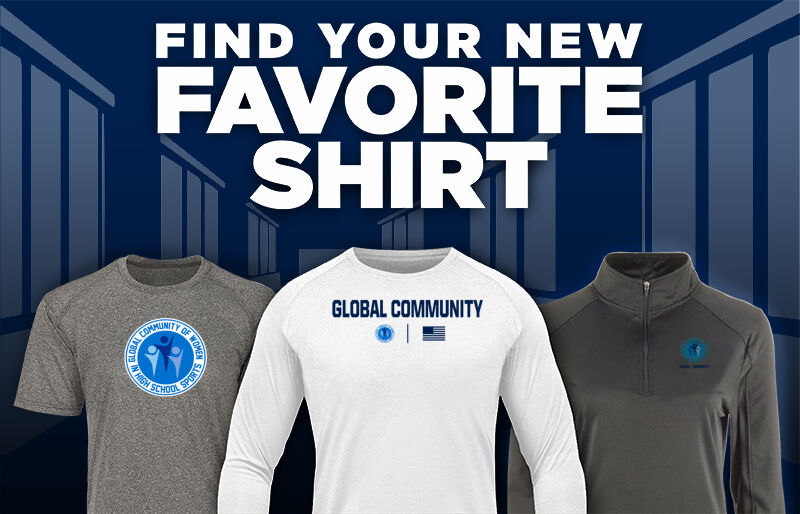 Global Community of Women  in High School Sports Find Your Favorite Shirt - Dual Banner