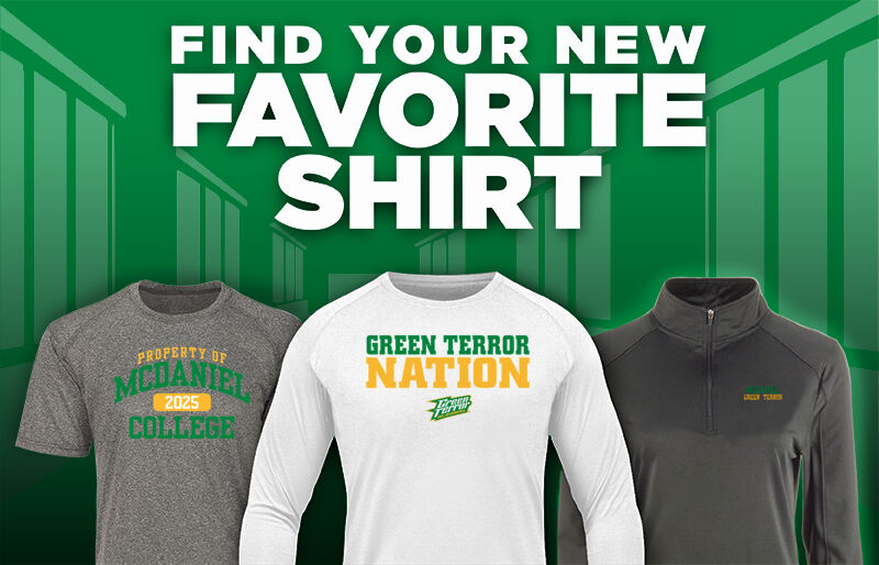 McDaniel Green Terror Find Your Favorite Shirt - Dual Banner