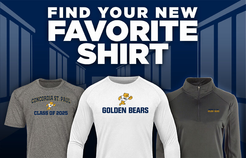 Concordia St. Paul  Golden Bears Find Your Favorite Shirt - Dual Banner