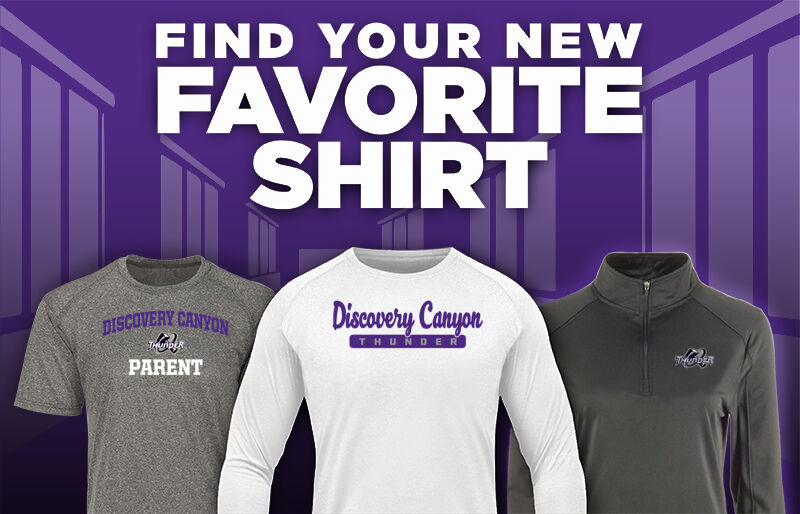 Discovery Canyon  Thunder Find Your Favorite Shirt - Dual Banner