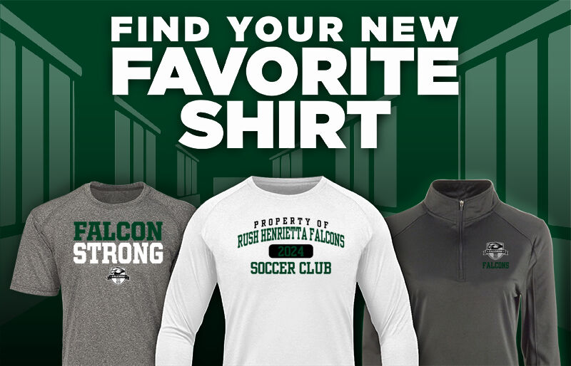 Rush Henrietta Falcons Soccer Club Find Your Favorite Shirt - Dual Banner