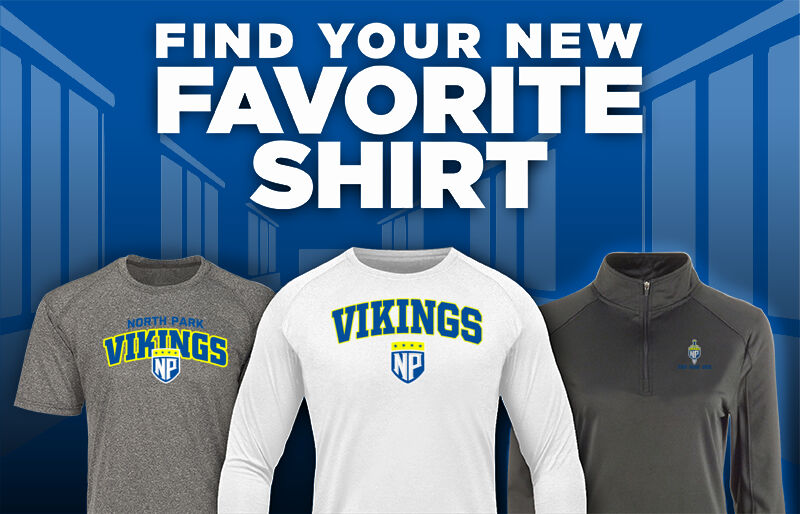 NORTH PARK UNIVERSITY Vikings Find Your Favorite Shirt - Dual Banner