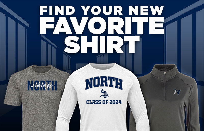 North  Vikings Find Your Favorite Shirt - Dual Banner