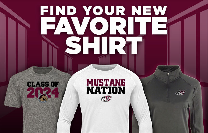 Bluffton Mustangs Find Your Favorite Shirt - Dual Banner