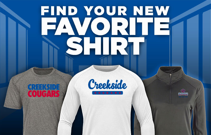 Creekside  Cougars Find Your Favorite Shirt - Dual Banner