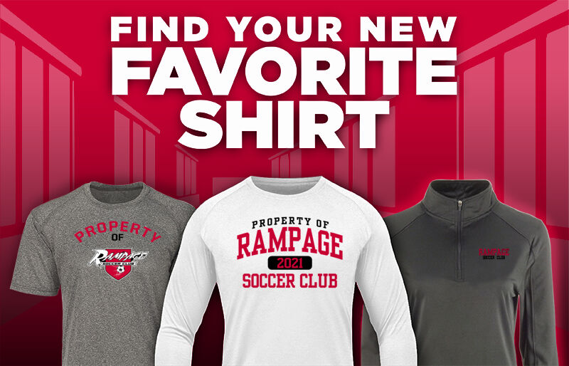 Rampage Soccer Club Rampage Find Your Favorite Shirt - Dual Banner