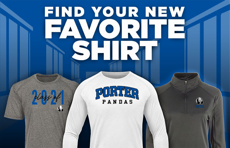 Porter Pandas official sideline store Find Your Favorite Shirt - Dual Banner