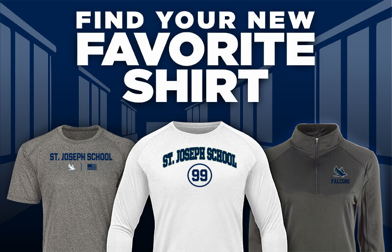 St. Joseph Catholic  Falcons Find Your Favorite Shirt - Dual Banner