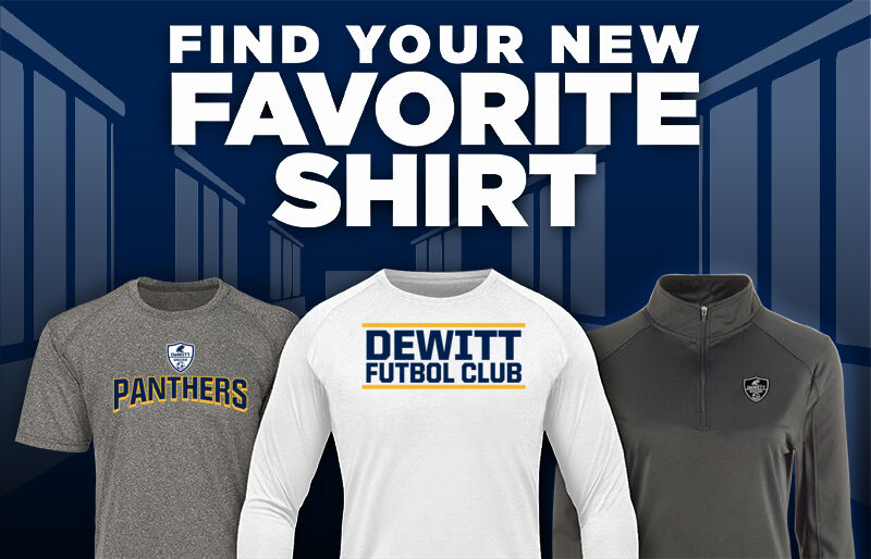 DEWITT FUTBOL CLUB Panthers Find Your Favorite Shirt - Dual Banner