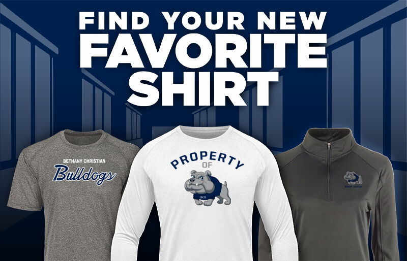 Bethany Christian  Bulldogs Find Your Favorite Shirt - Dual Banner