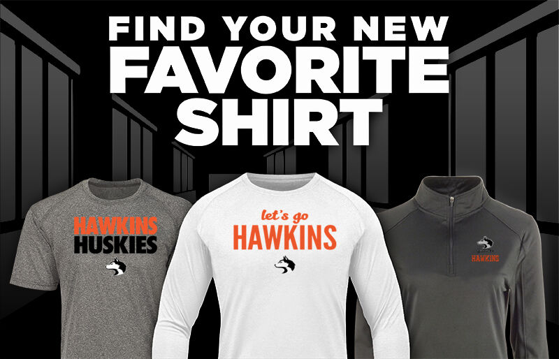 Hawkins Elementary Huskies Find Your Favorite Shirt - Dual Banner