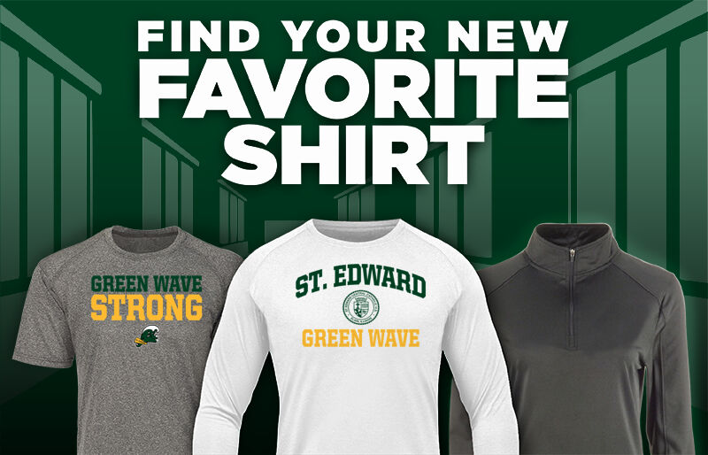 St. Edward Green Wave Find Your Favorite Shirt - Dual Banner