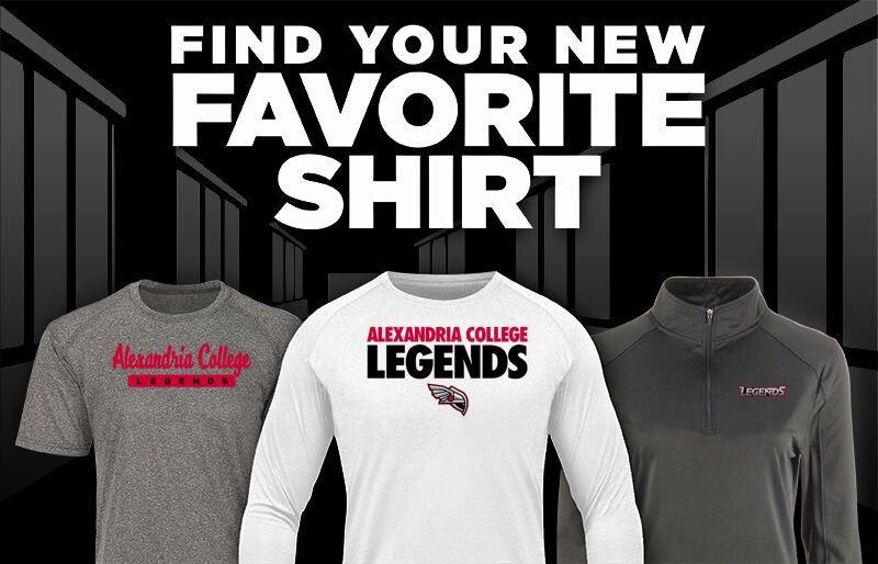 Alexandria College Legends Find Your Favorite Shirt - Dual Banner