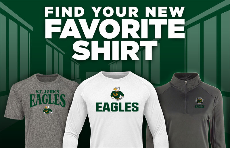 St. John's Evangelist School Eagles official sideline store Find Your Favorite Shirt - Dual Banner