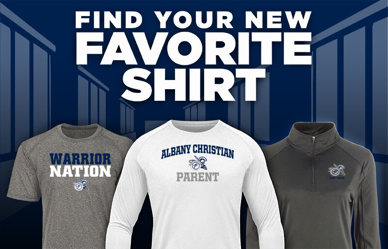 Albany Christian Warriors Find Your Favorite Shirt - Dual Banner