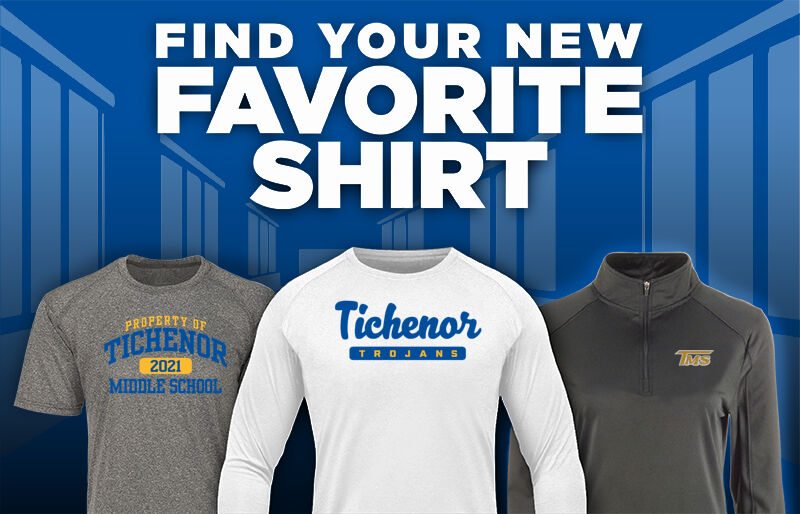Tichenor Middle School Trojans Find Your Favorite Shirt - Dual Banner
