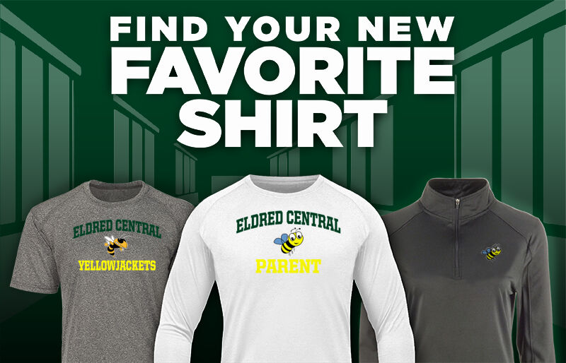 ELDRED CENTRAL Yellowjackets Find Your Favorite Shirt - Dual Banner