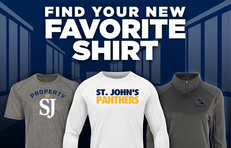 St. John's  Panthers Find Your Favorite Shirt - Dual Banner