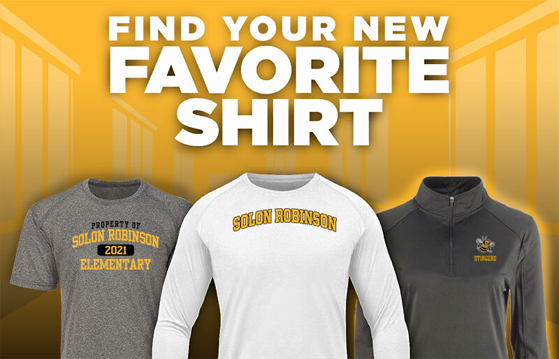 Solon Robinson Elementary Stingers Find Your Favorite Shirt - Dual Banner