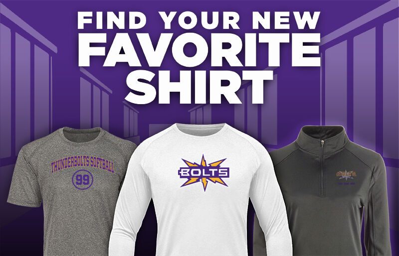 THUNDERBOLTS SOFTBALL THUNDERBOLTS Find Your Favorite Shirt - Dual Banner