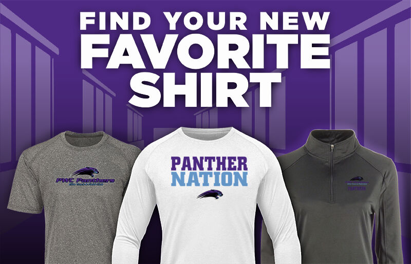 PWC Panthers Sideline Store Find Your Favorite Shirt - Dual Banner