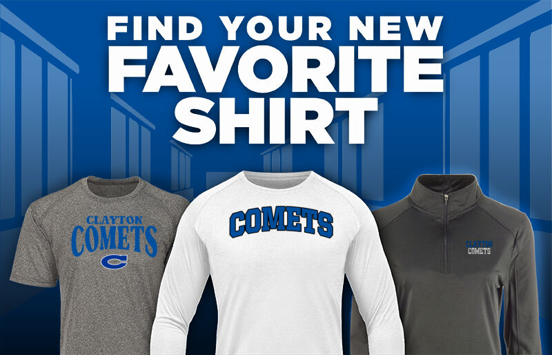 Clayton Comets Find Your Favorite Shirt - Dual Banner