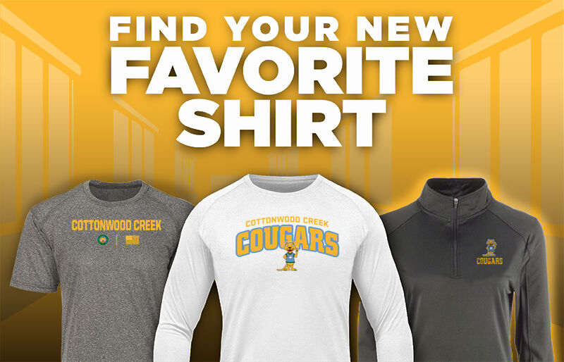 Cottonwood Creek Cougars Find Your Favorite Shirt - Dual Banner