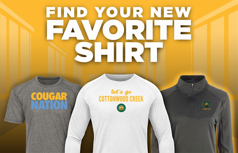 Cottonwood Creek Cougars Find Your Favorite Shirt - Dual Banner