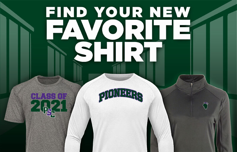 PRAIRIE STATE College Pioneers Find Your Favorite Shirt - Dual Banner