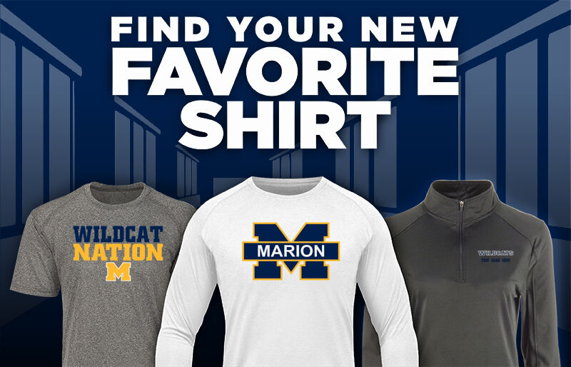 Marion  Wildcats Find Your Favorite Shirt - Dual Banner