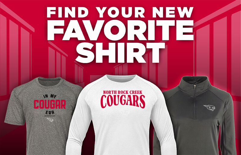 North Rock Creek  Cougars Find Your Favorite Shirt - Dual Banner