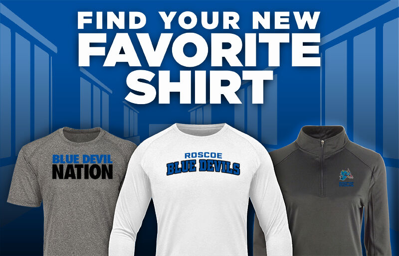 Roscoe  Blue Devils Find Your Favorite Shirt - Dual Banner