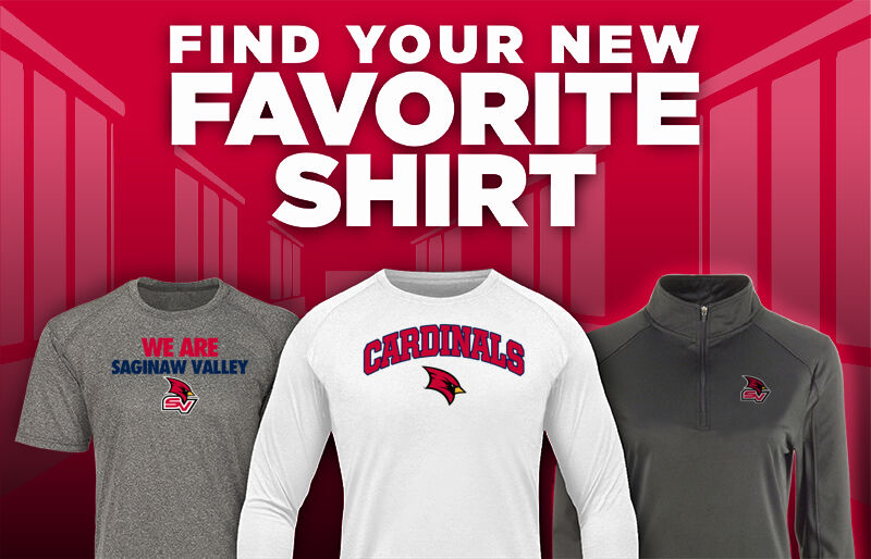 Saginaw Valley State Cardinals Find Your Favorite Shirt - Dual Banner