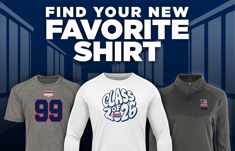 Rantoul Rush Softball Rush Find Your Favorite Shirt - Dual Banner