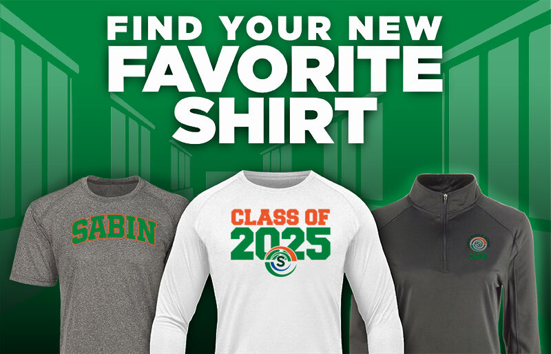 SABIN MIDDLE SCHOOL SAINT BERNARDS Find Your Favorite Shirt - Dual Banner