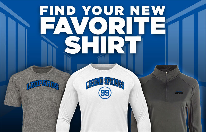 Legend Springs Leopards Find Your Favorite Shirt - Dual Banner