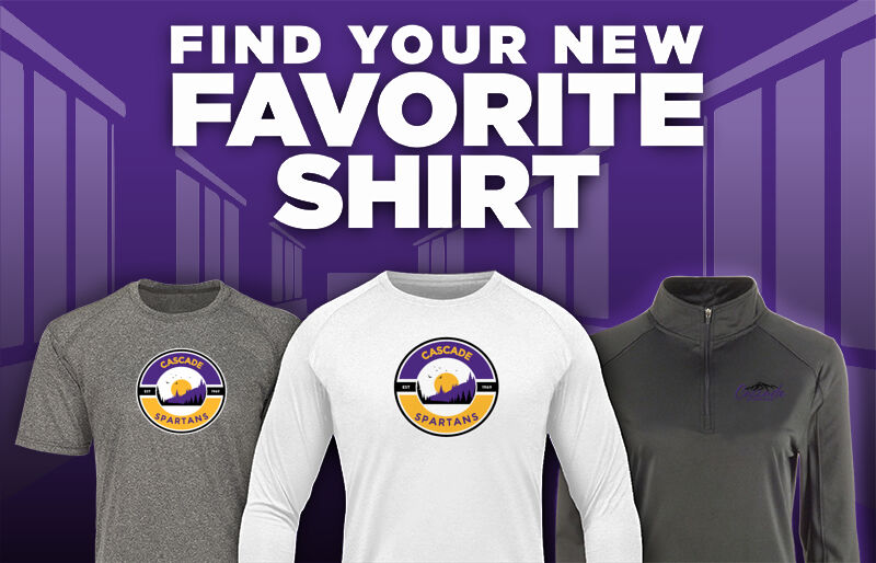 Cascade Spartans Find Your Favorite Shirt - Dual Banner