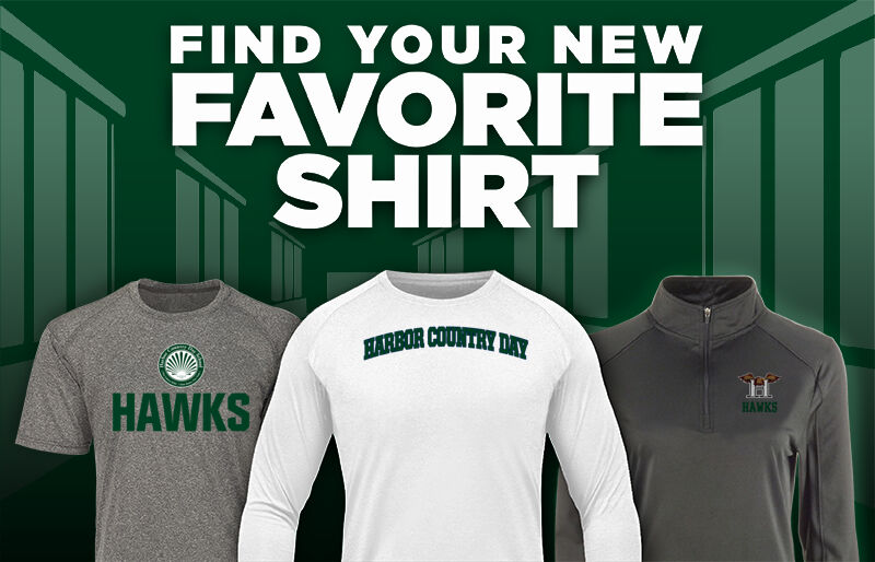 Harbor Country Day School Hawks Find Your Favorite Shirt - Dual Banner