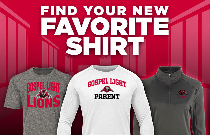 Gospel Light Lions Find Your Favorite Shirt - Dual Banner