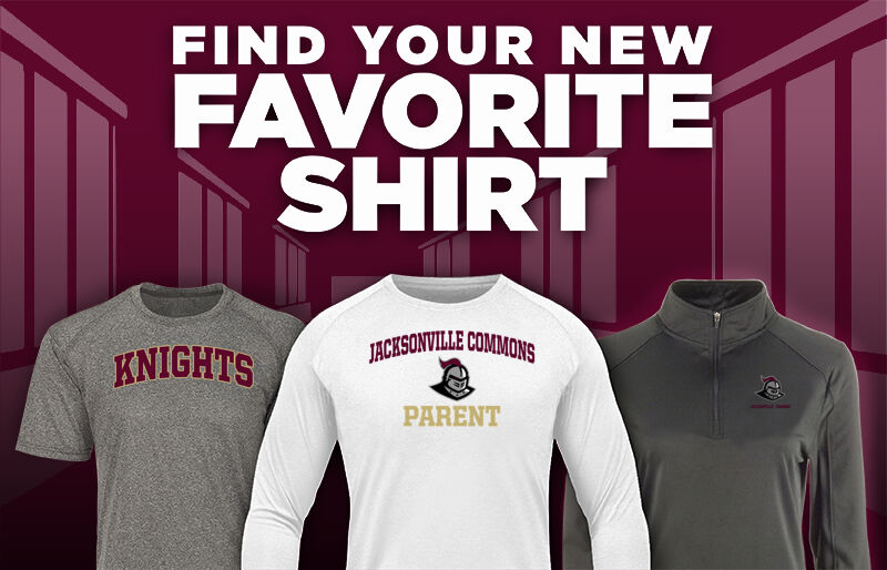 Jacksonville Commons Knights Find Your Favorite Shirt - Dual Banner