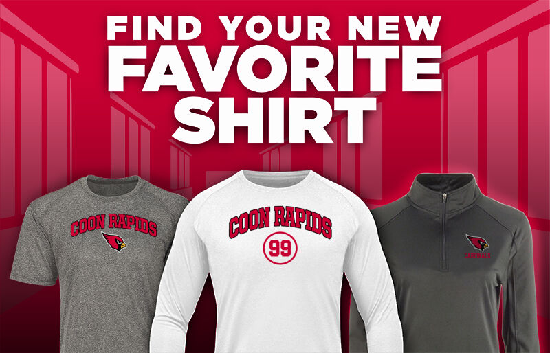 Coon Rapids Cardinals Find Your Favorite Shirt - Dual Banner