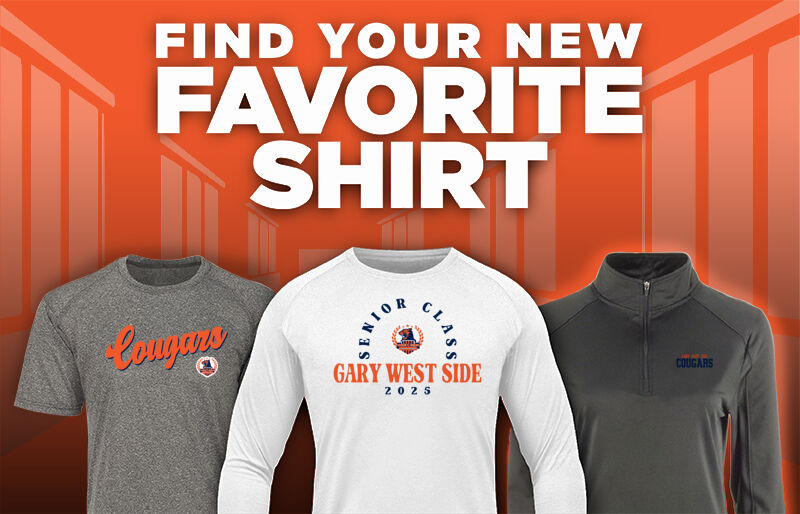 Gary West Side Cougars Find Your Favorite Shirt - Dual Banner