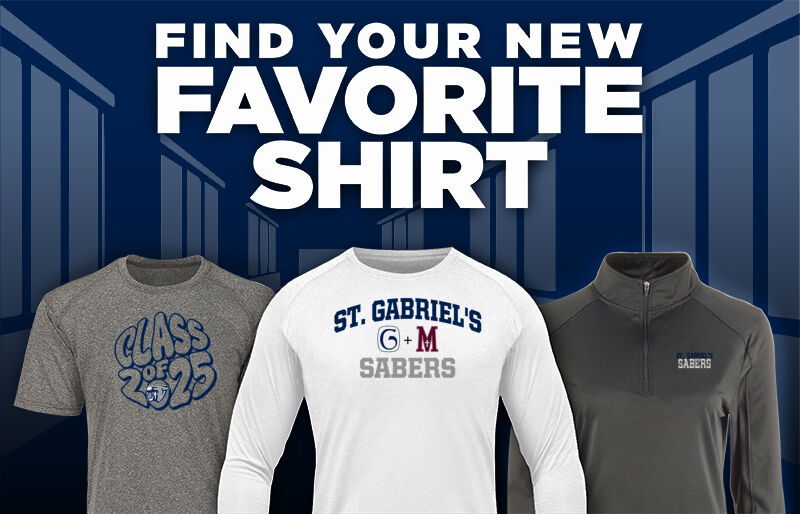 St. Gabriel's Sabers Find Your Favorite Shirt - Dual Banner