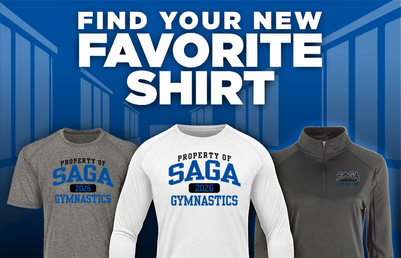 SAGA Gymnastics SAGA Gymnastics Find Your Favorite Shirt - Dual Banner